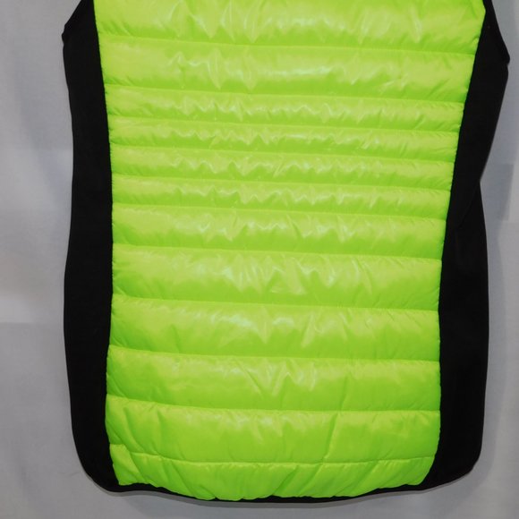 Xersion Womens S Neon Yellow Quilted Vest - Picture 8 of 10